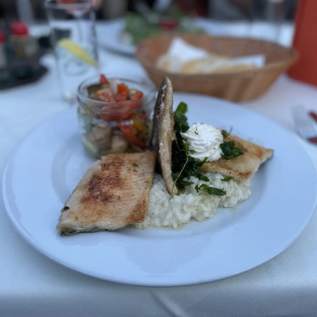 Risotto and Fish