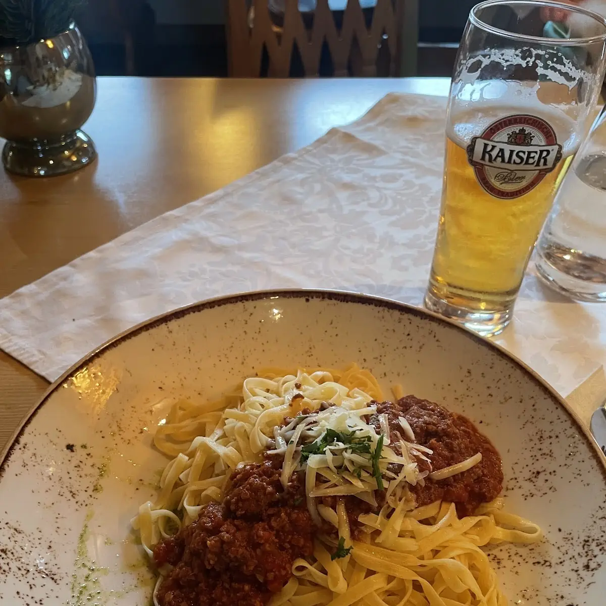 Mit Käse