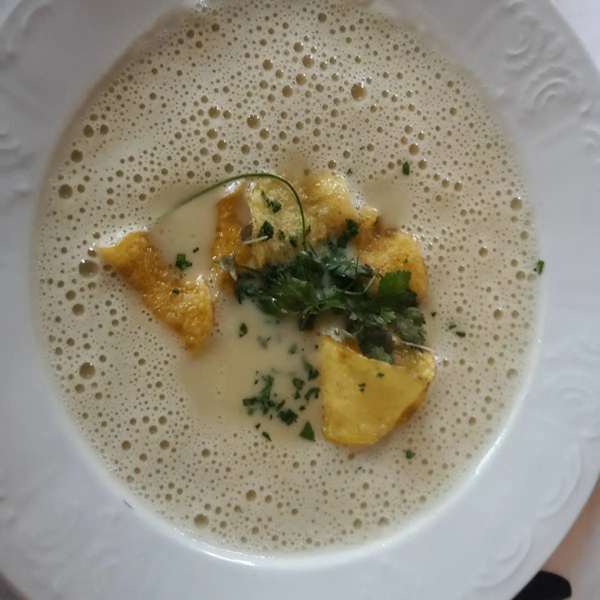 Kartoffelsuppe Mit Steinpilzen