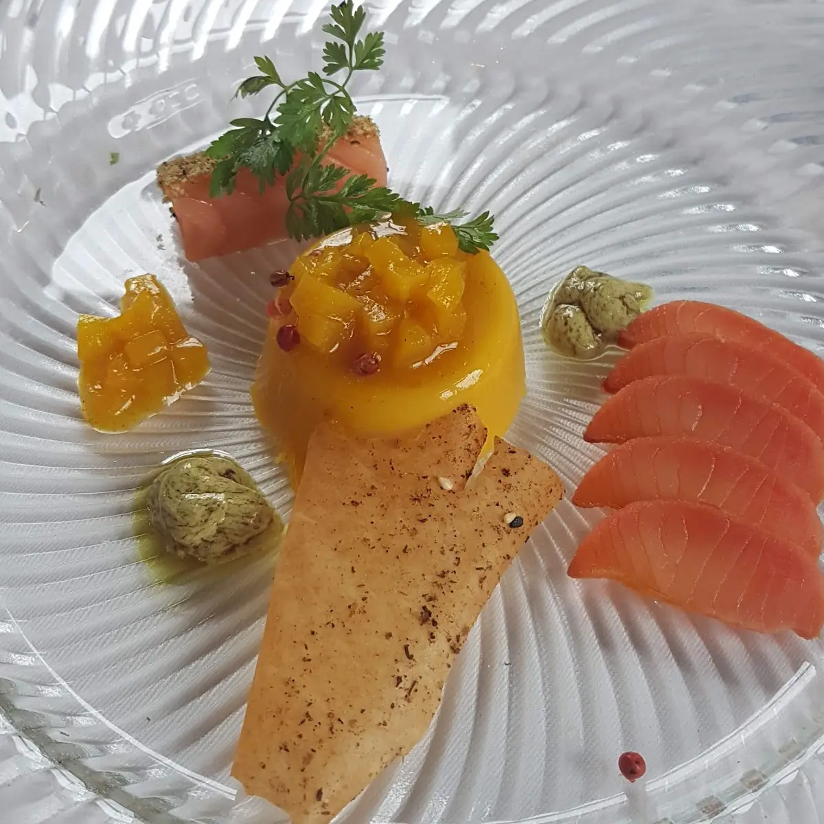 Kürbis Panna Cotta Mit Lachs