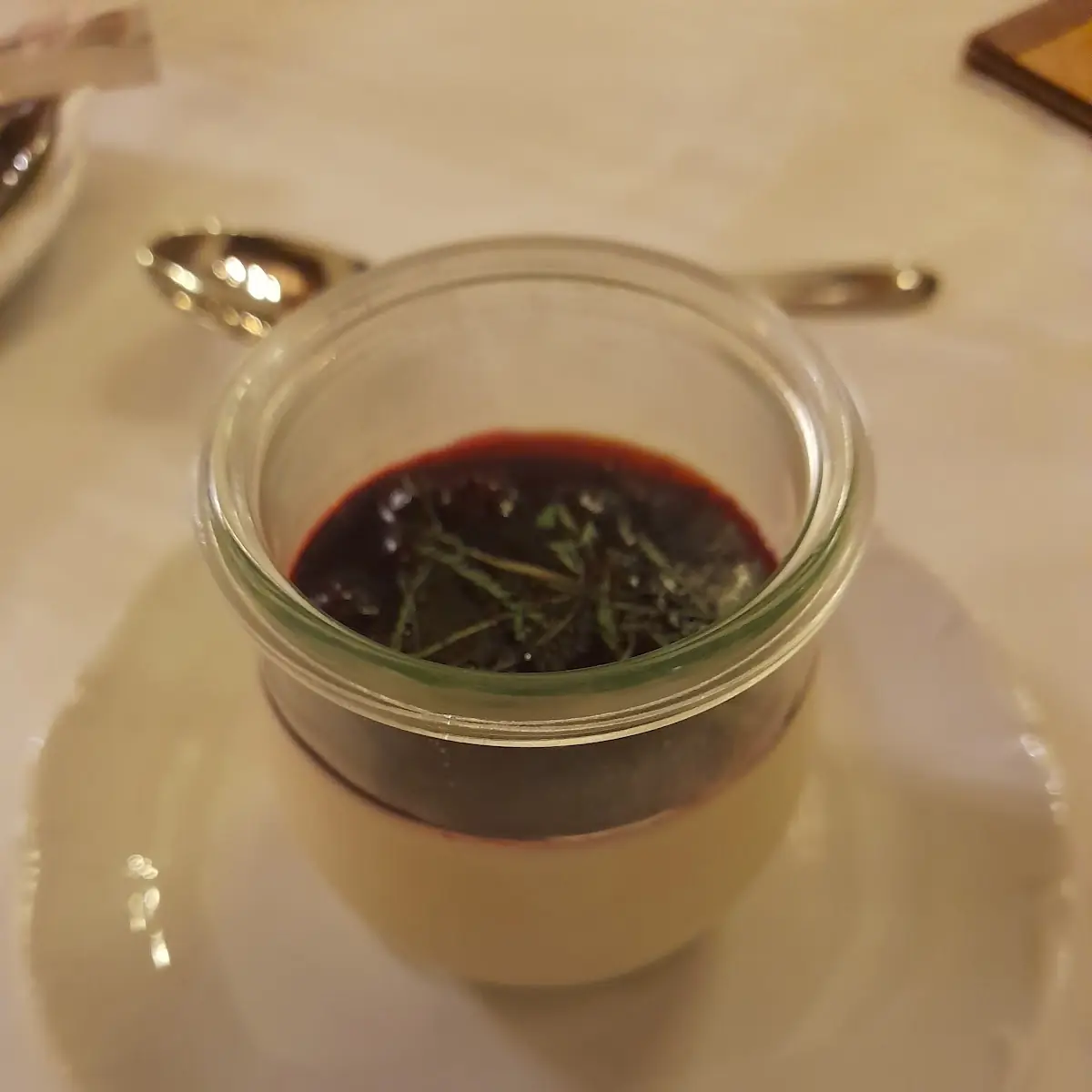 Zitronengras Panna Cotta