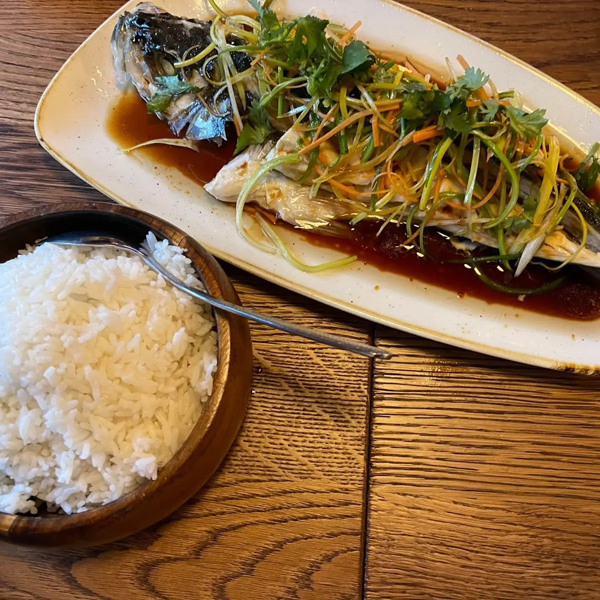 Steamed Fish