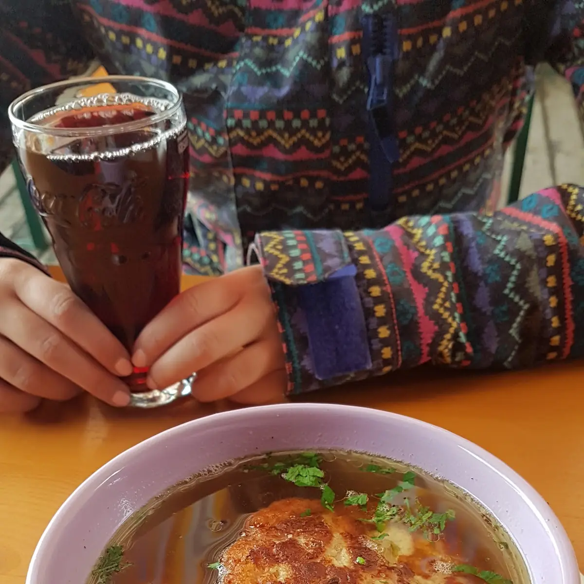 Kaspressknödelsuppe