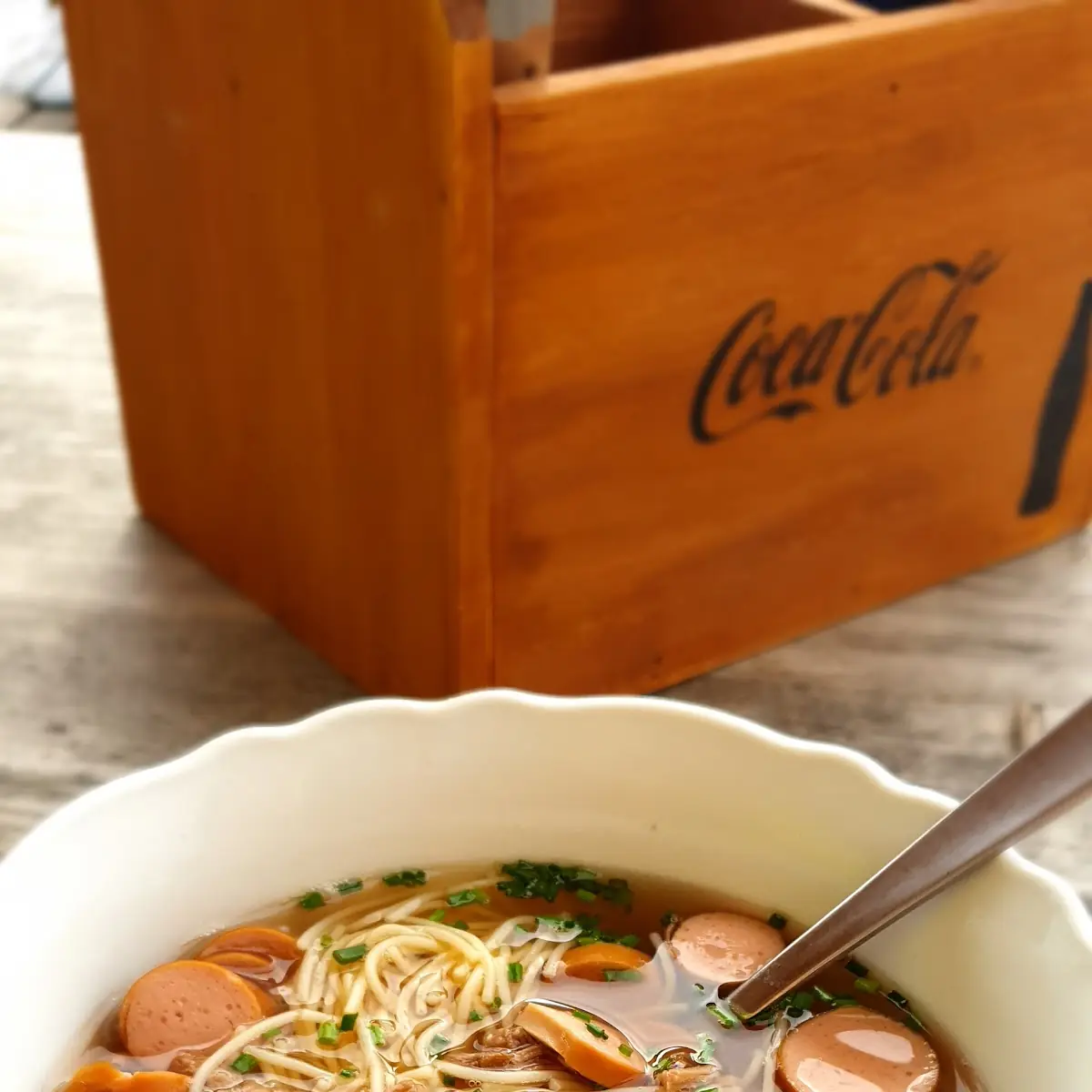 Nudelsuppe Mit Würstl