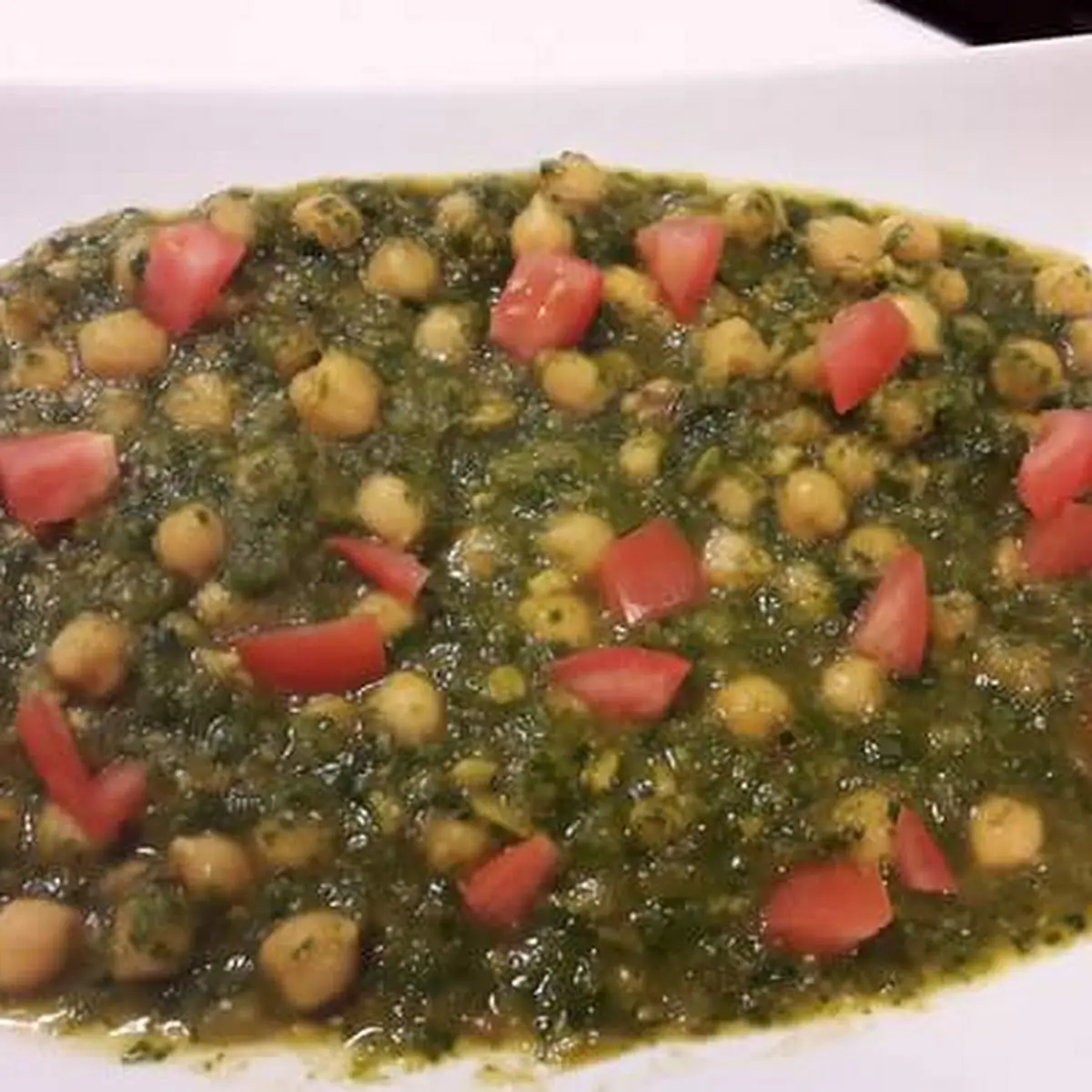 Kicherebsen-spinat Curry