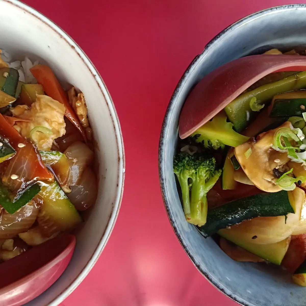 Toridon Und Lachs Donburi