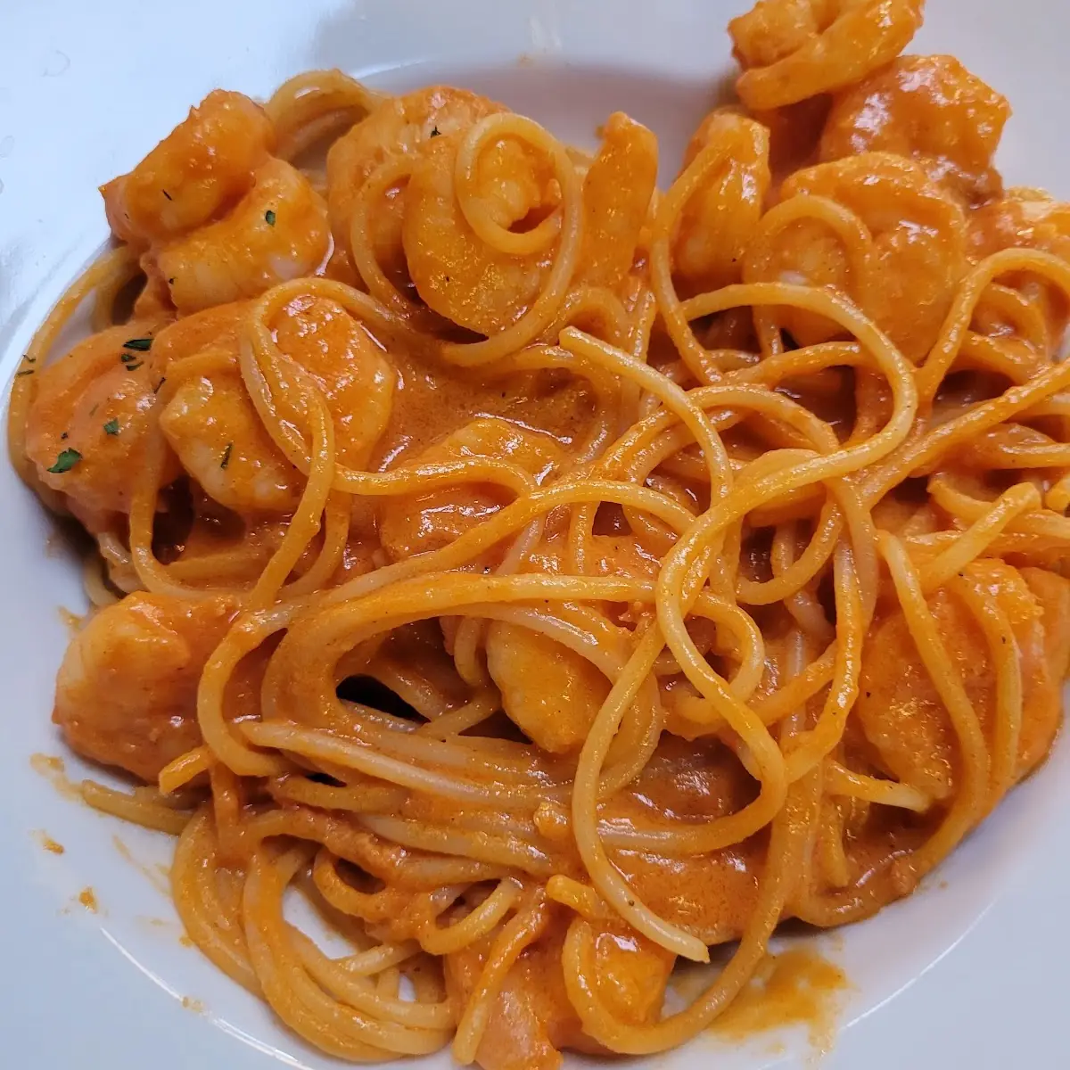 Spaghetti Mit Scampis Schmeckte Sehr Gut