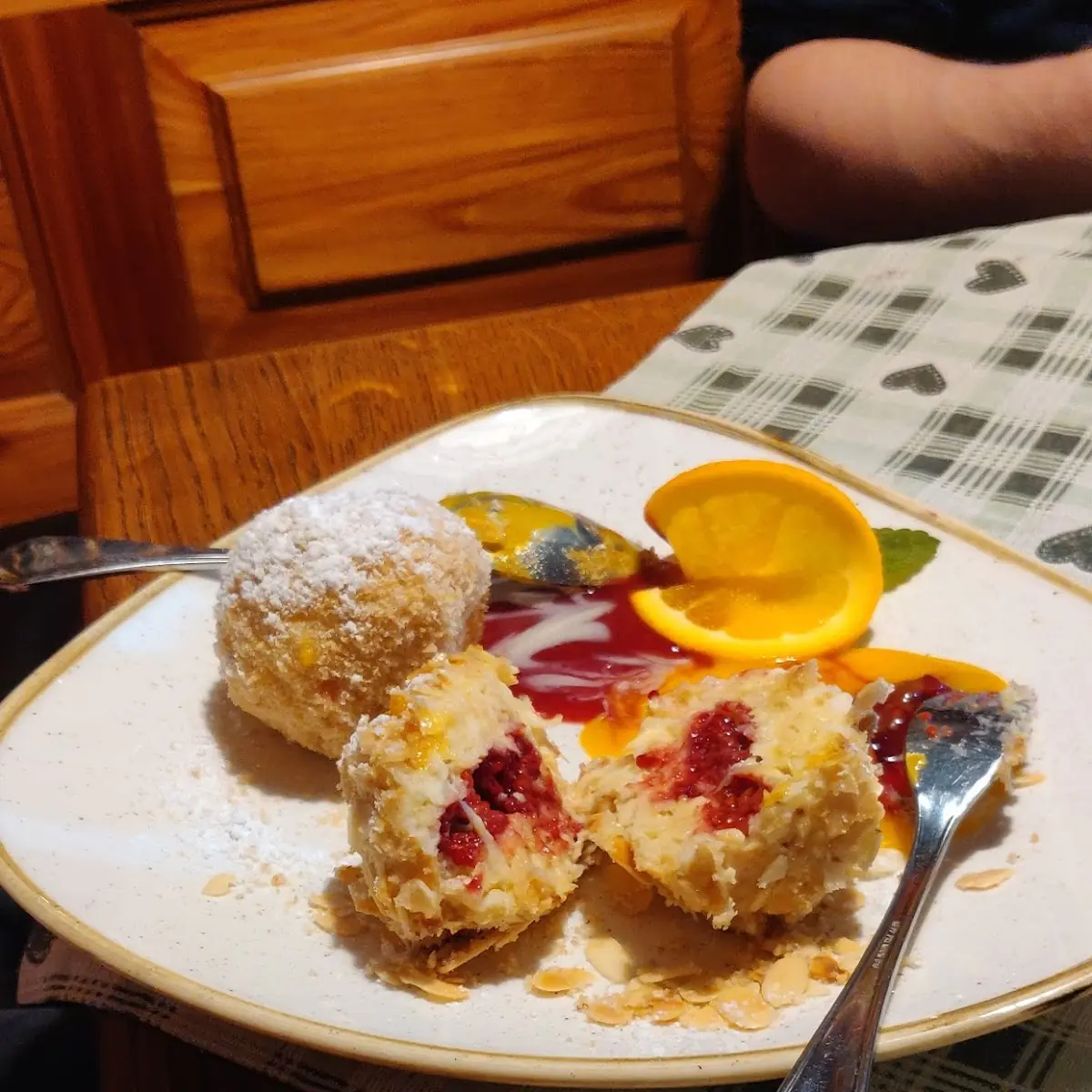 Erdbeer Topfen Knödel