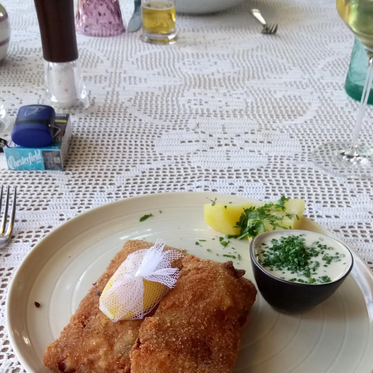 Gebackener Kalbskopf