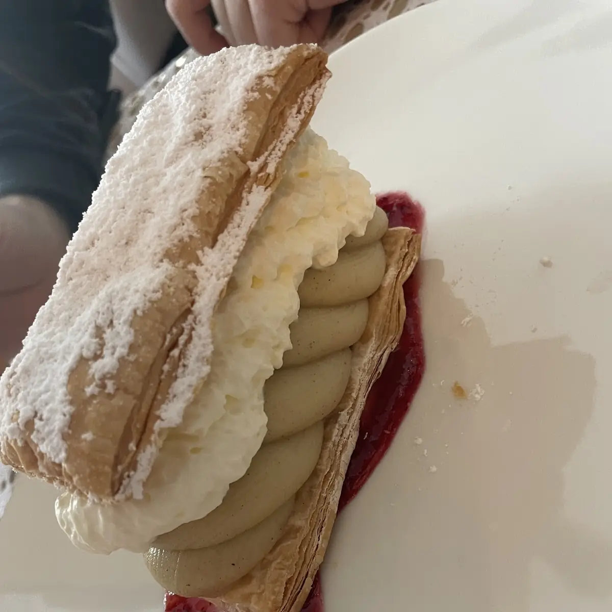Hausgemachte Cremeschnitte
