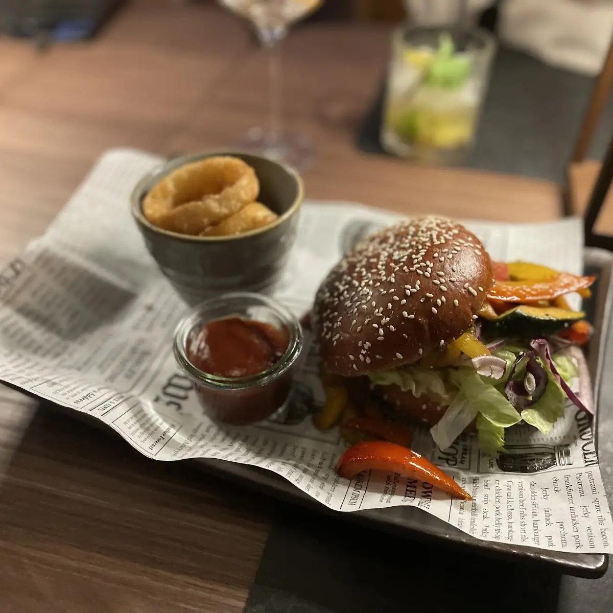 Vegetarischer Burger