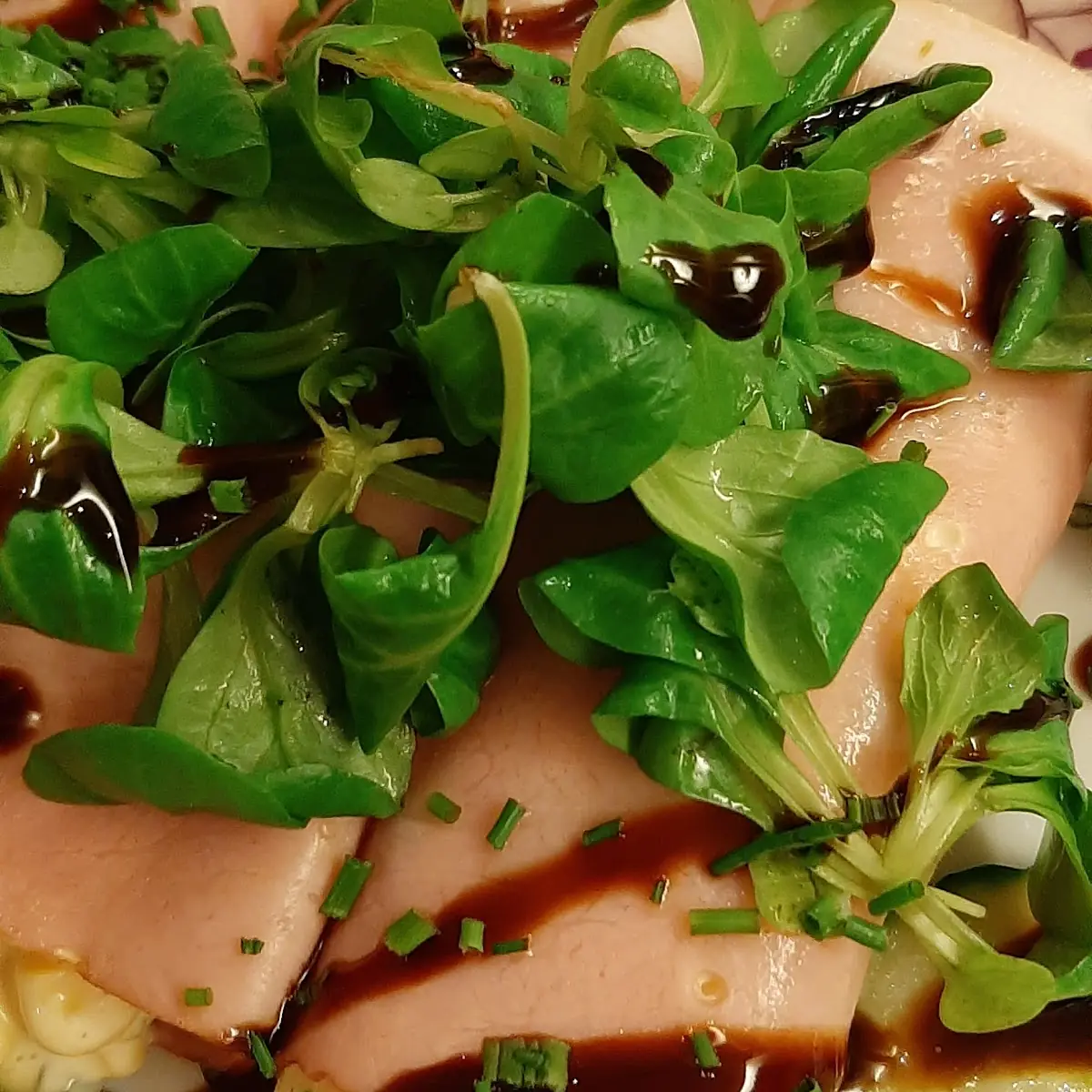 Schinkenrolle Mit Salat