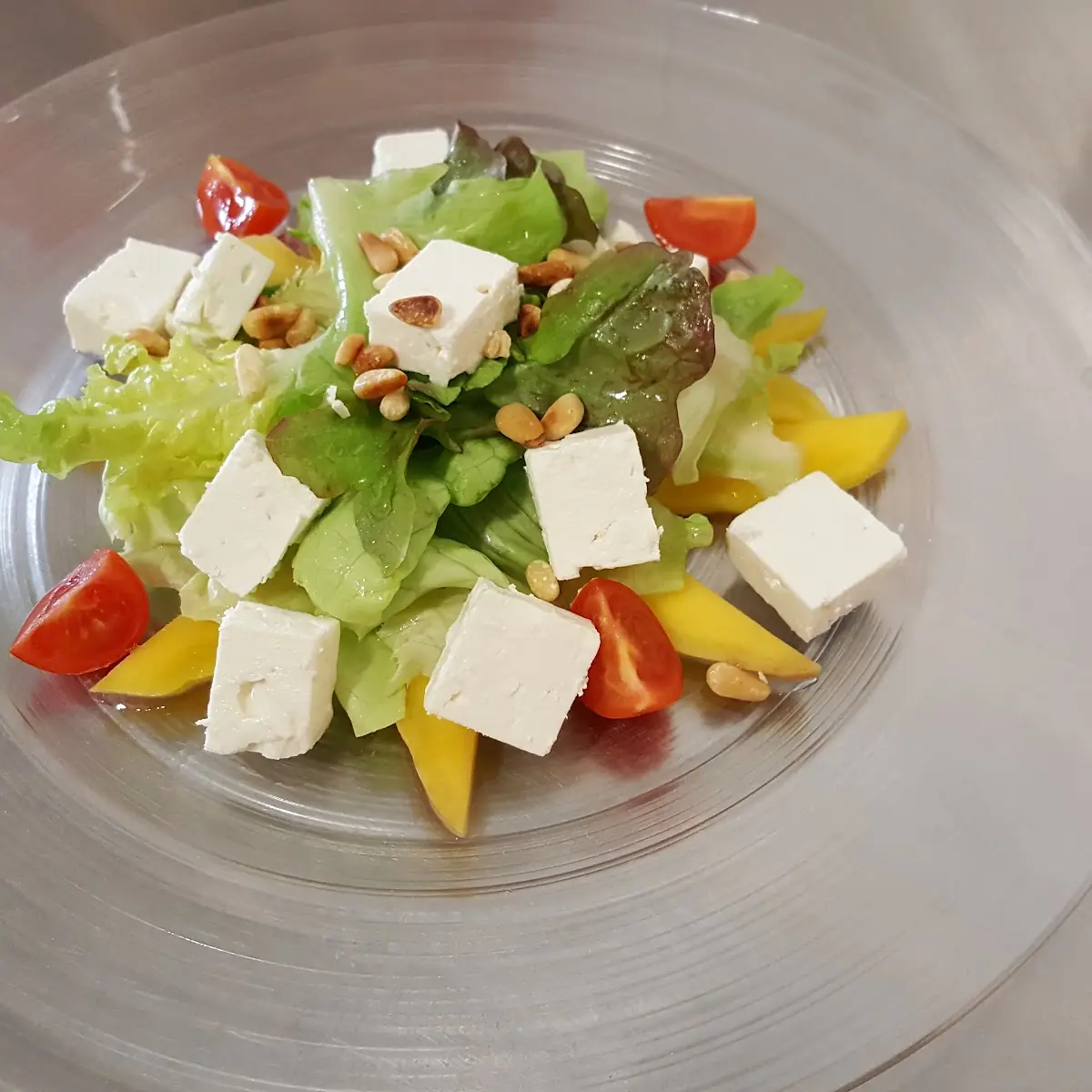 Marinierter Blattsalat