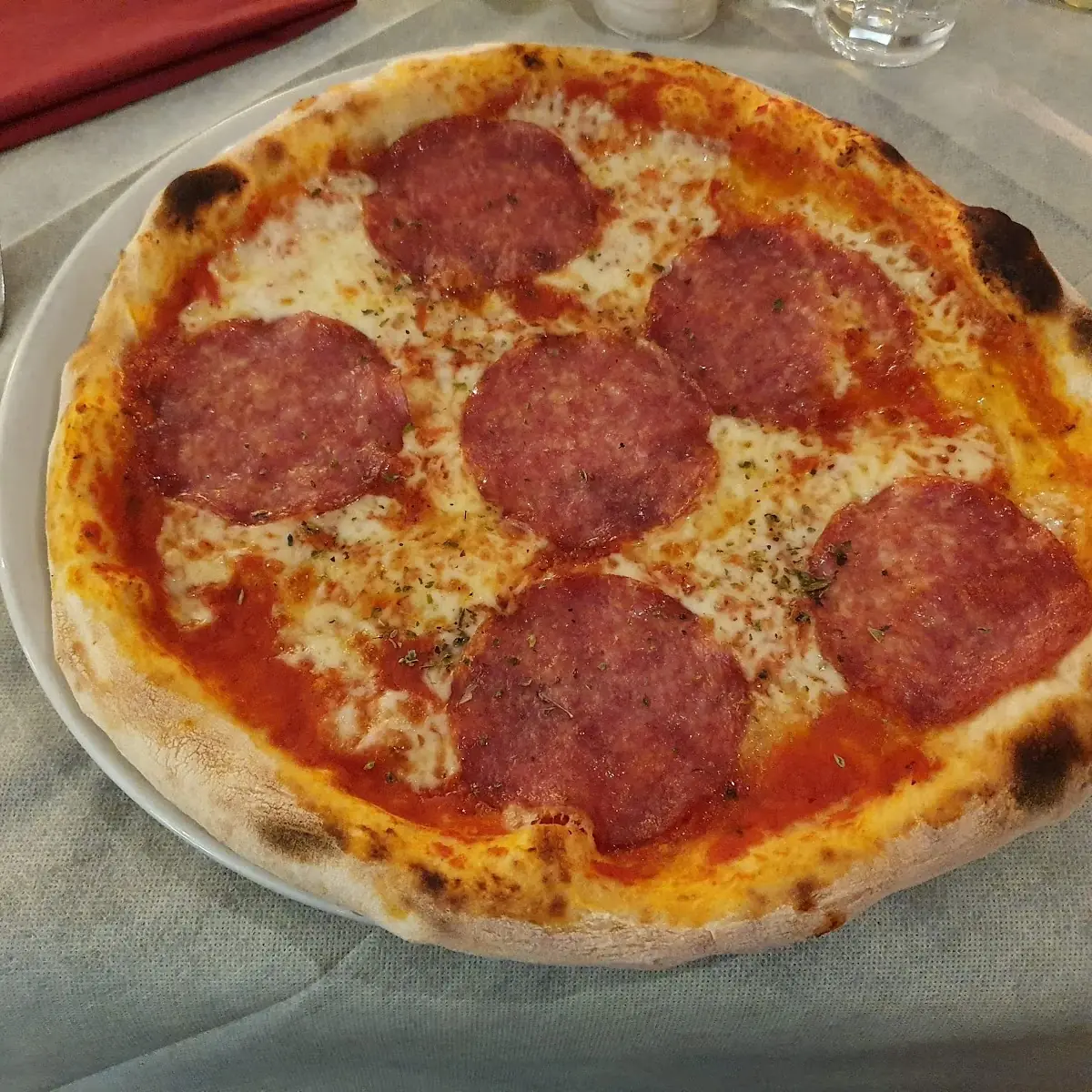 Salami Pizza