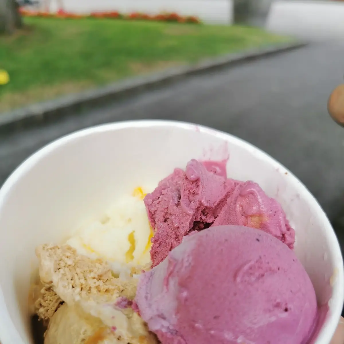 Gemischter Eisbecher