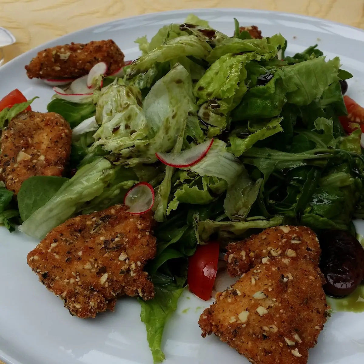 Backhendlsalat