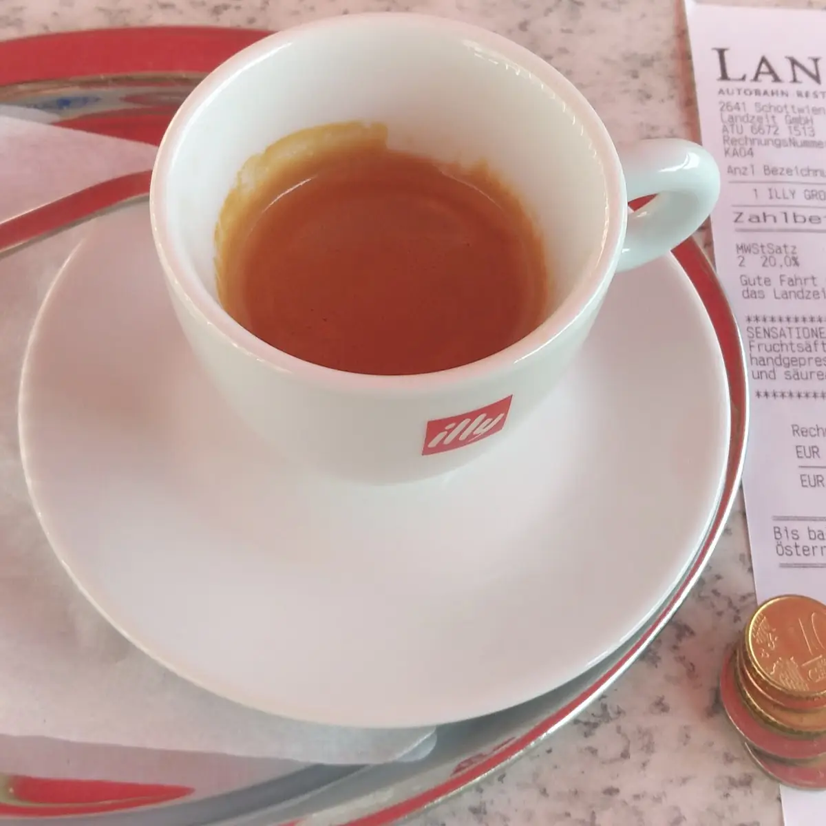 Doppelter Espresso