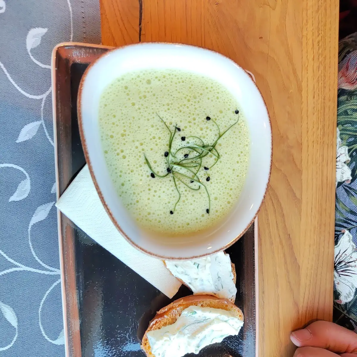 Bärlauchschaumsuppe