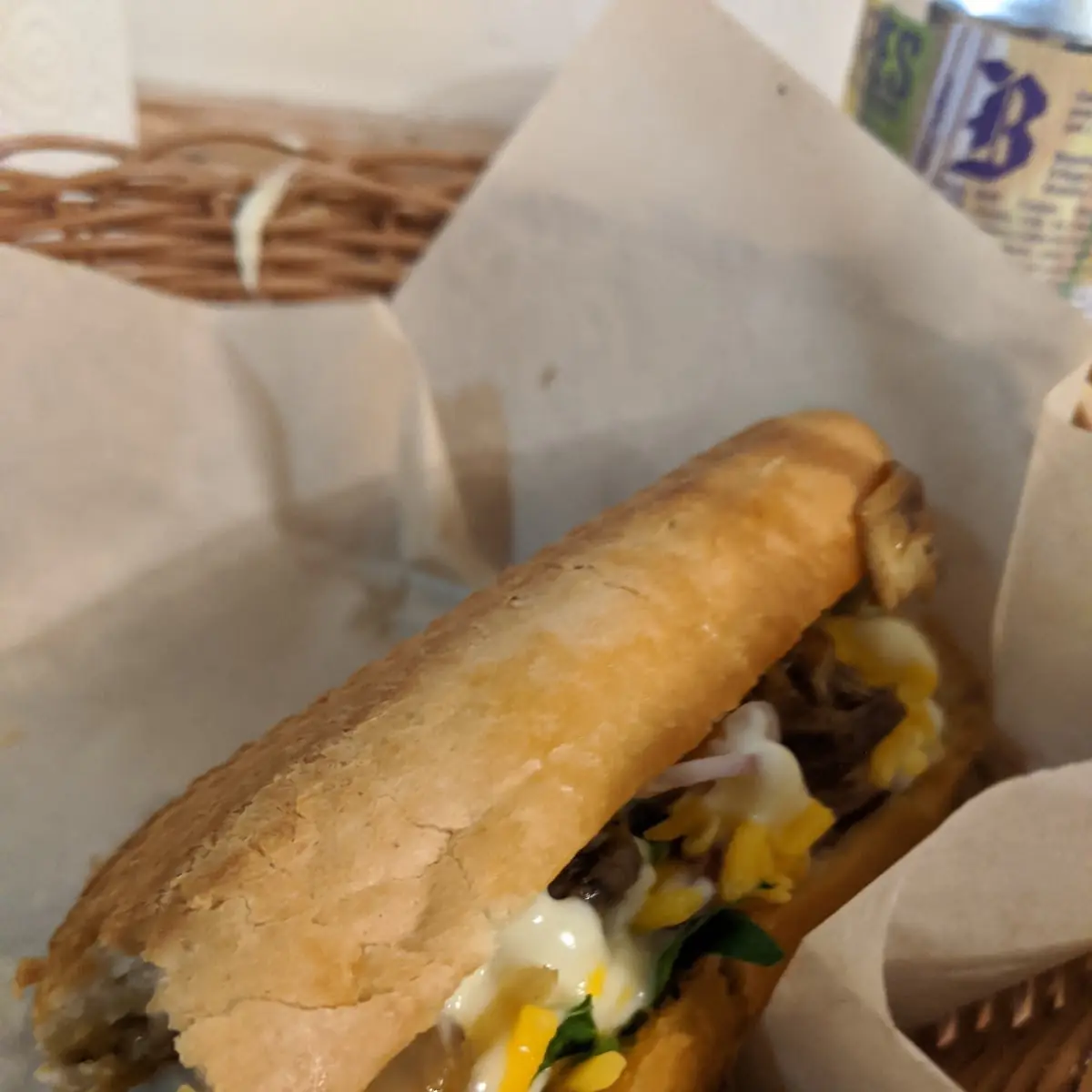 Philly Cheese Steak Sandwich