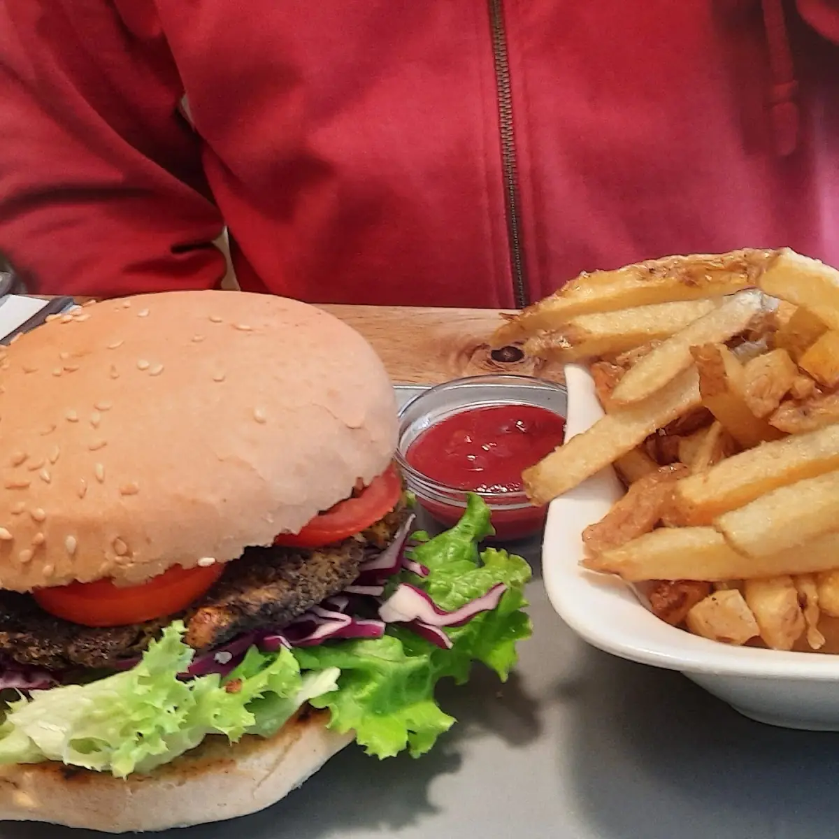 Veganer Burger