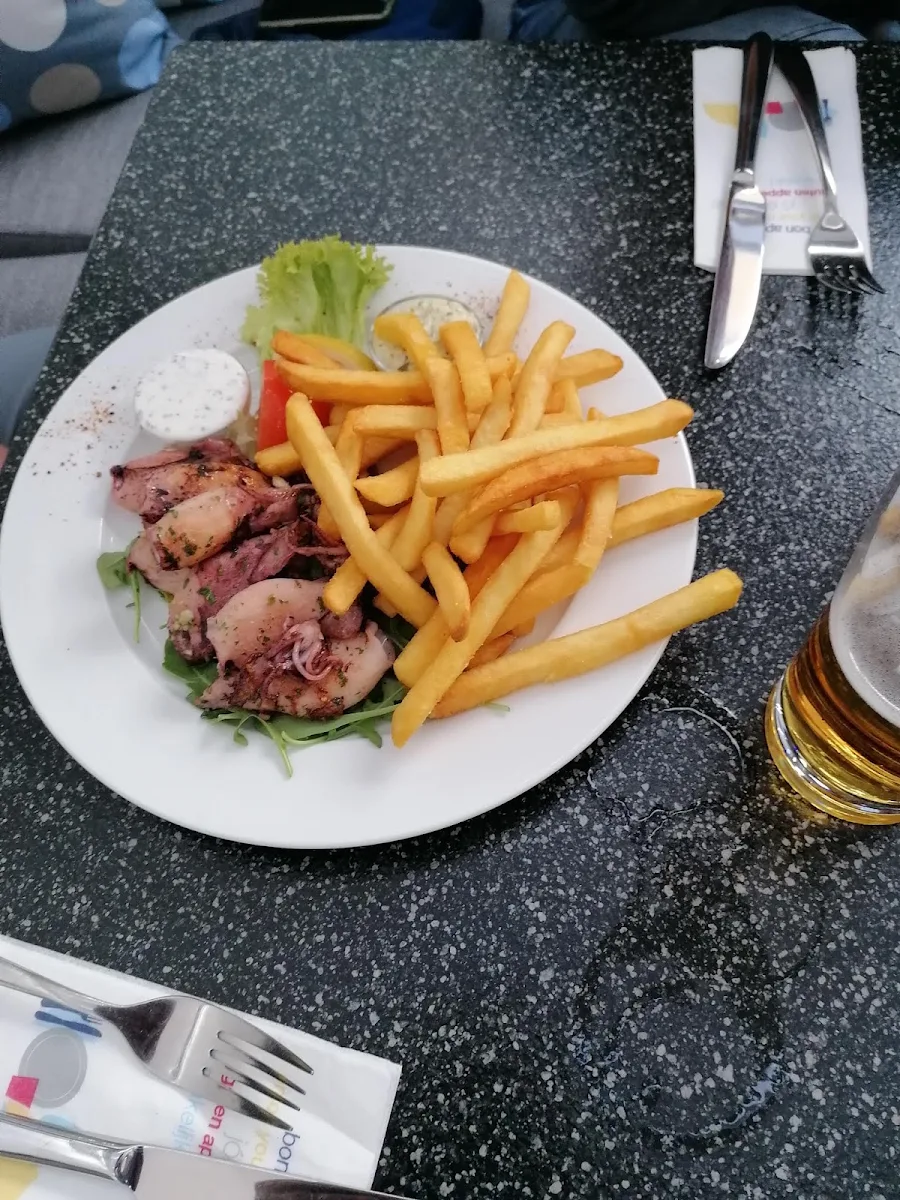 Gegrillte Tintenfisch