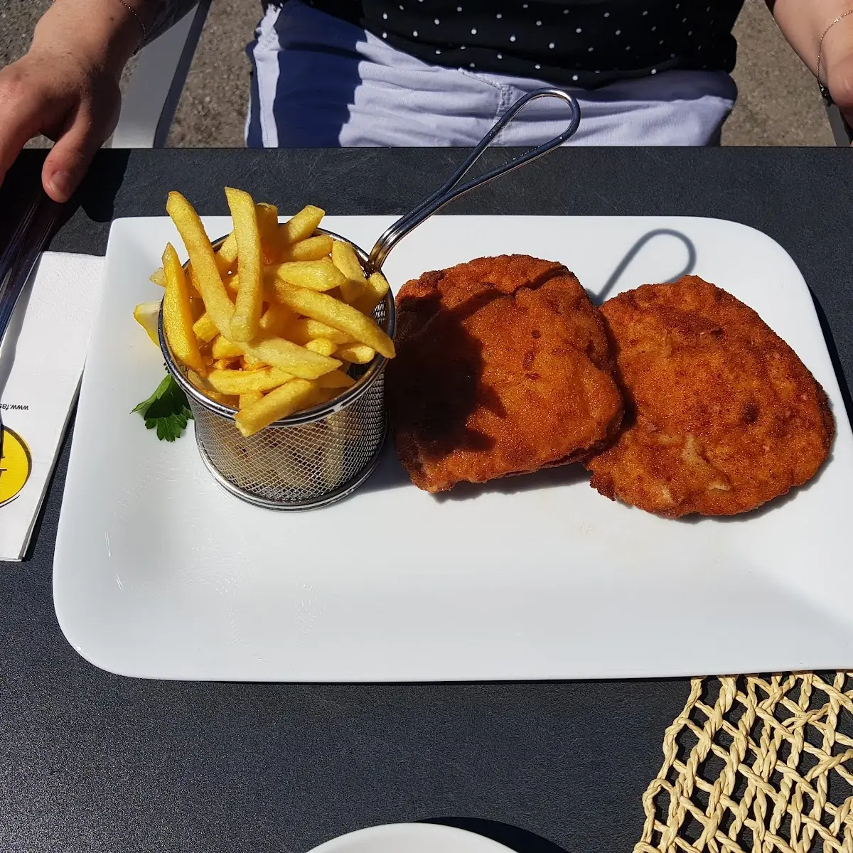 Schnitzel Mit Pommes Frites