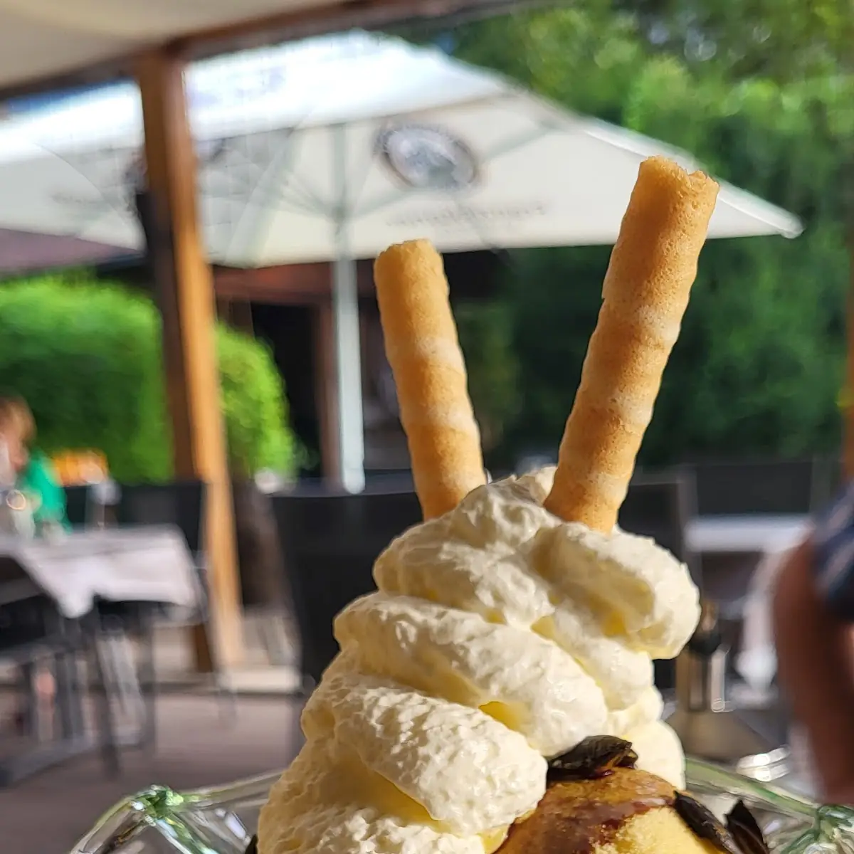 Vanilleeis Mit Kürbisöl