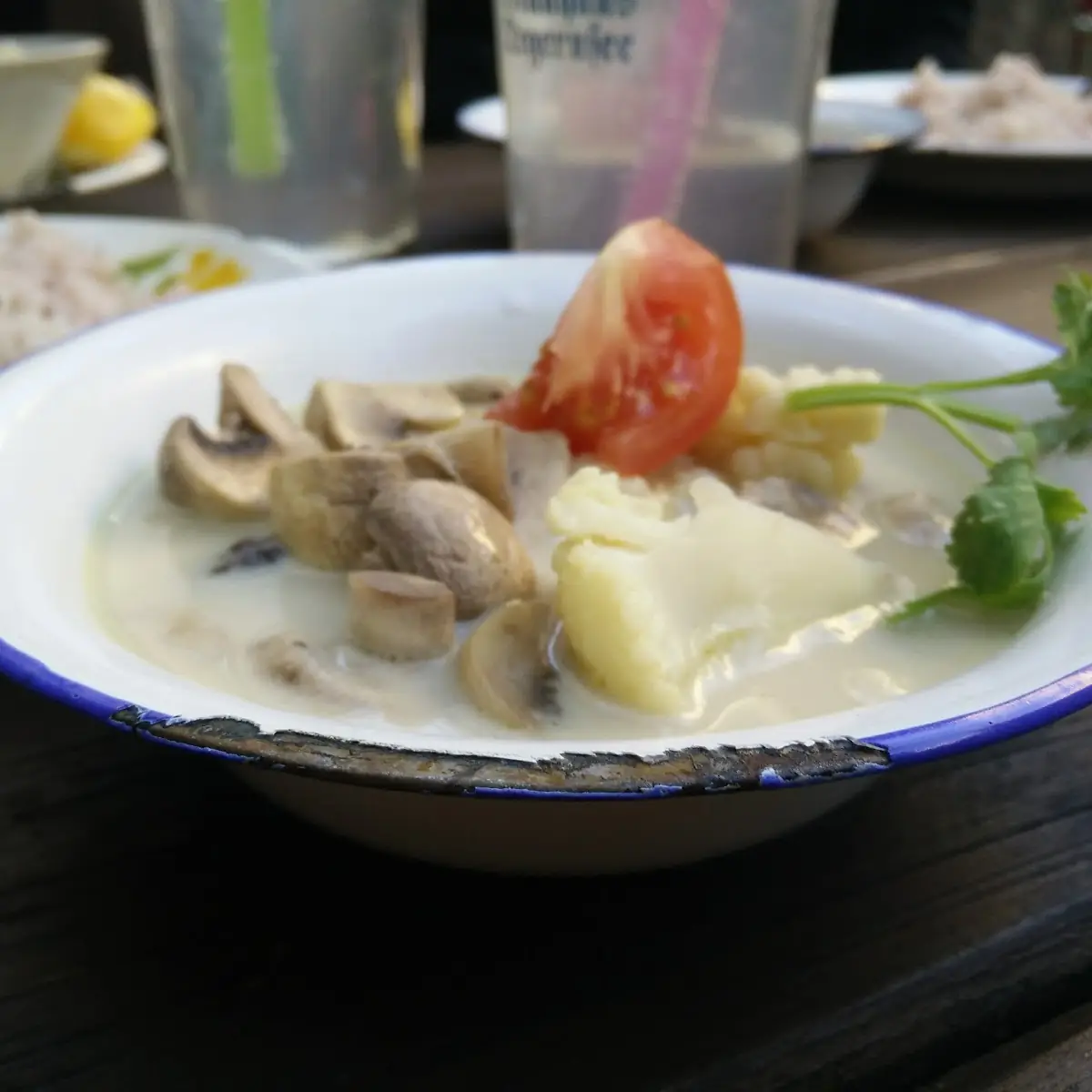 Herbal Coconut Milk Soup