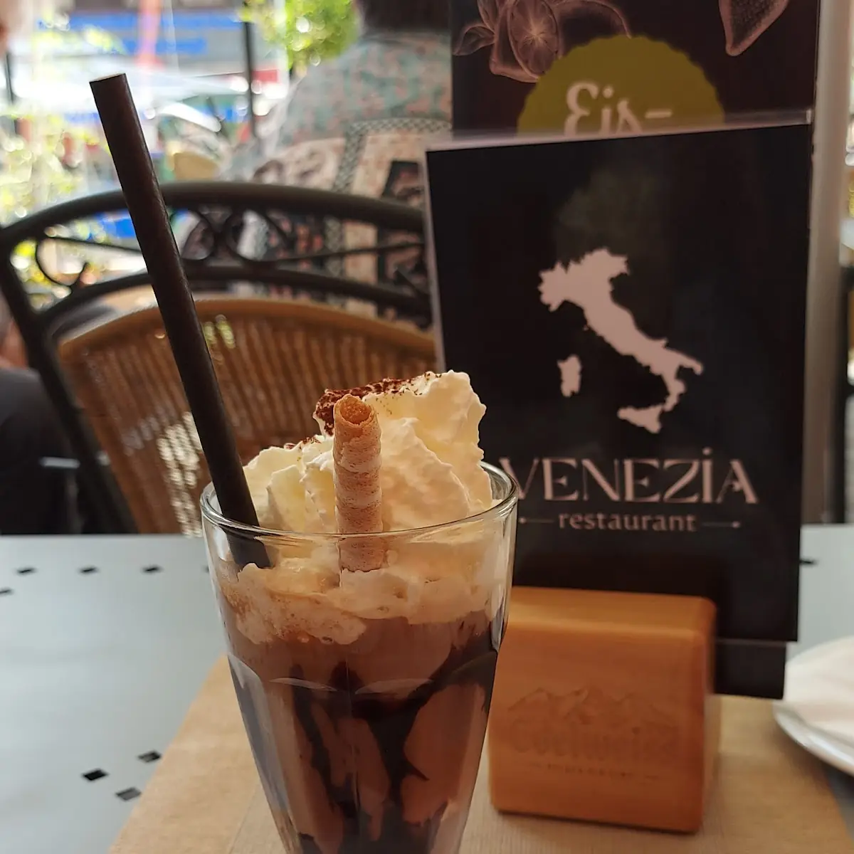 Eiskaffee, Restaurant Pizzeria Venezia