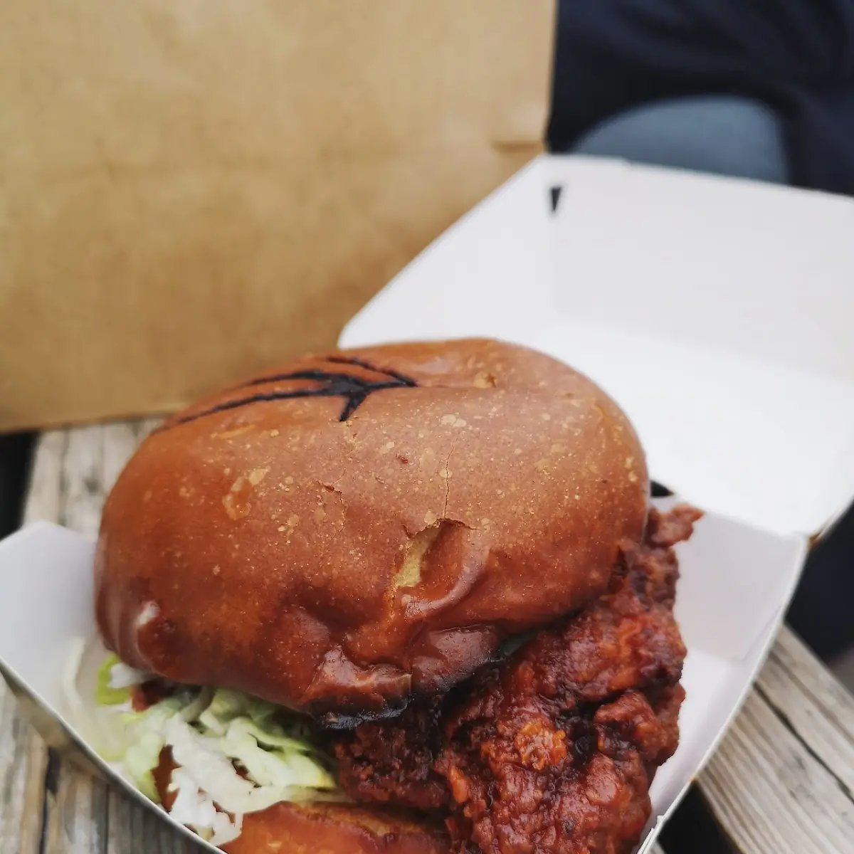 Korean Chicken Burger