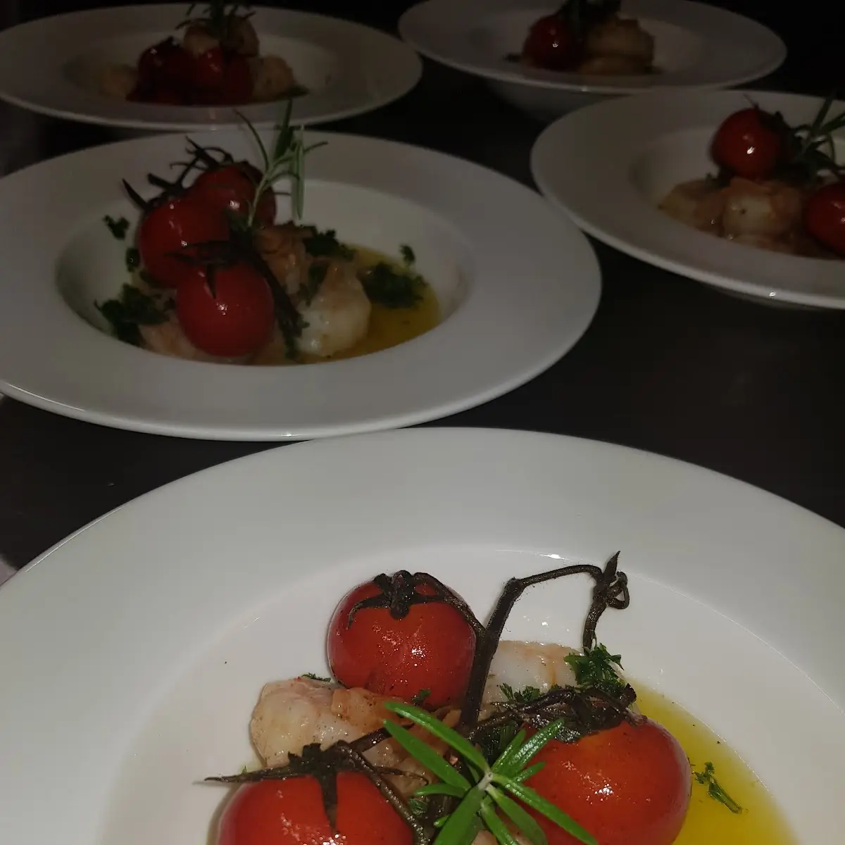 Garnelen Olivenöl Knoblauch