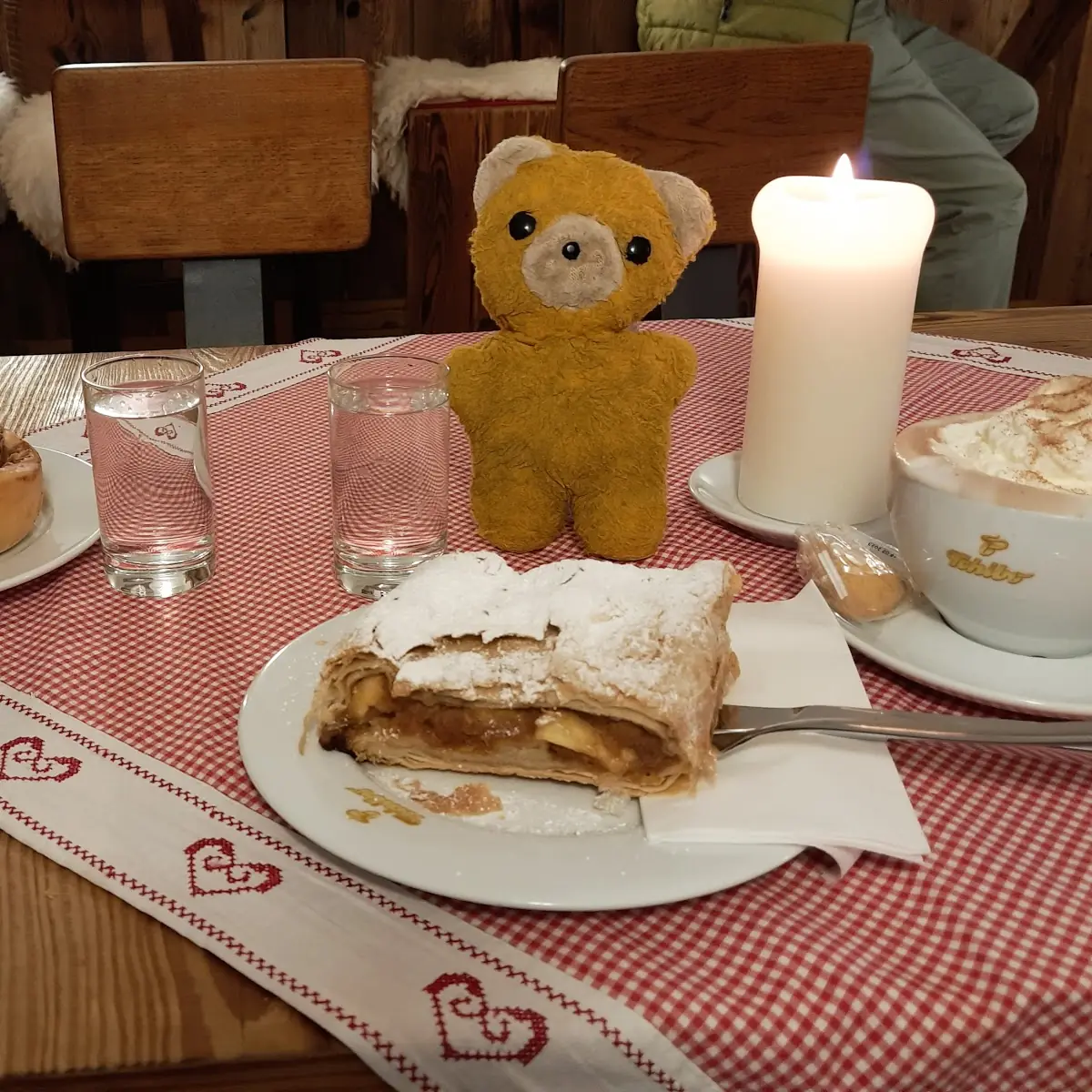 Apple Strudel and Nut Cake