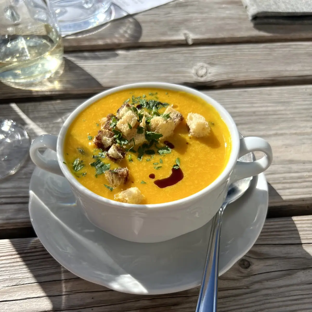 Kürbiscremesuppe