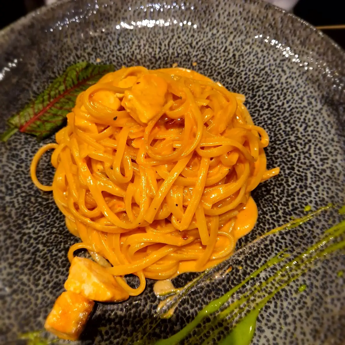 Linguini Mit Lachs