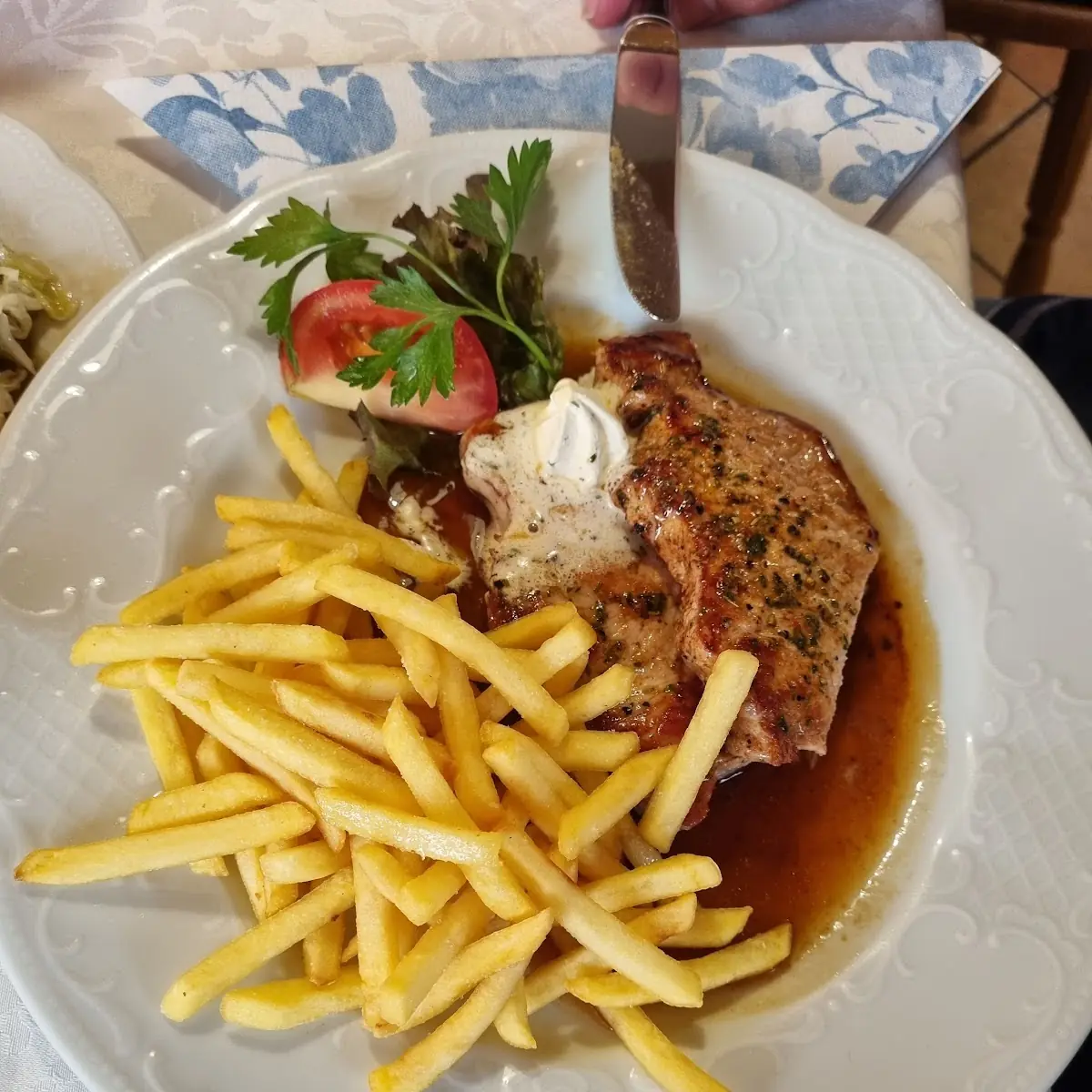 Schweinerückensteak