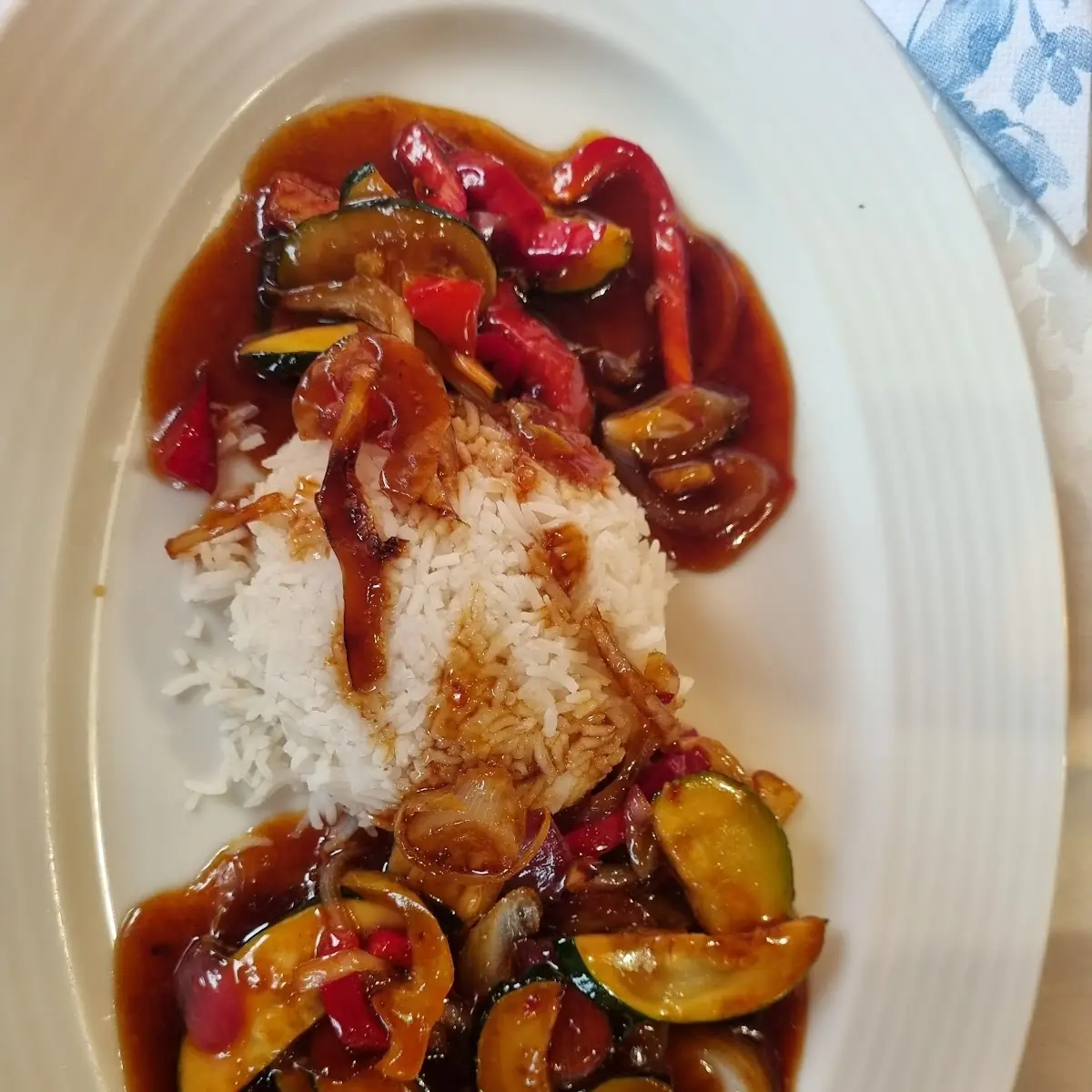 Wokgemüse Mit Reis