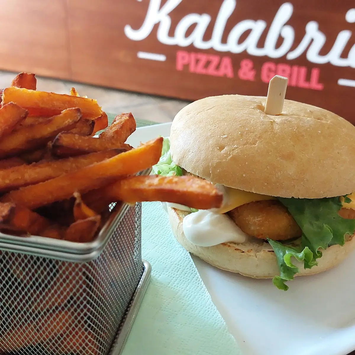 Veganer Fischburger