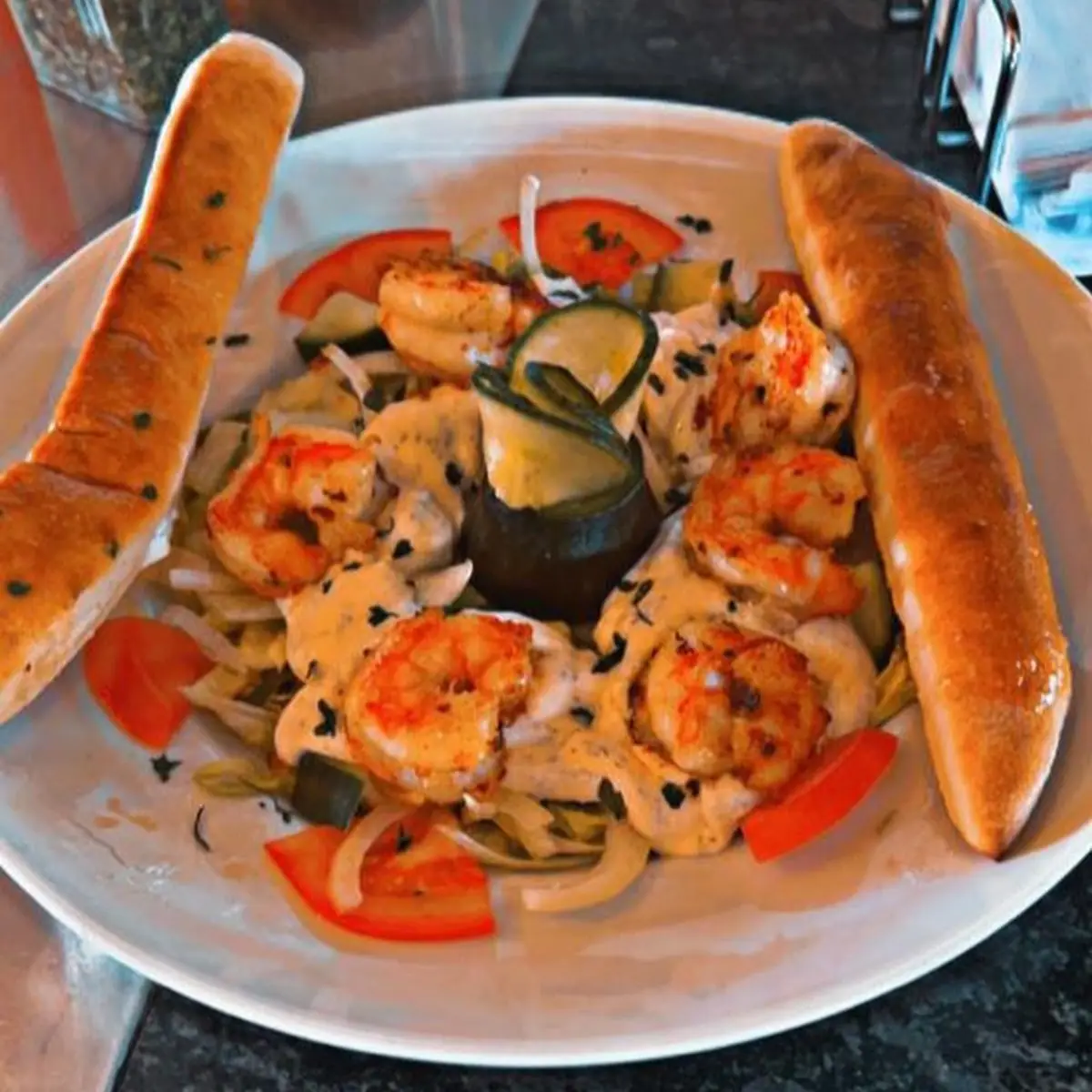 Riesen Garnelen Salat