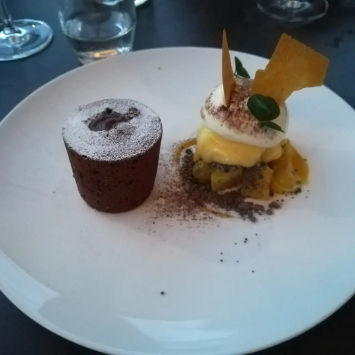 Schokokuchen Mit Flüssigem Kern