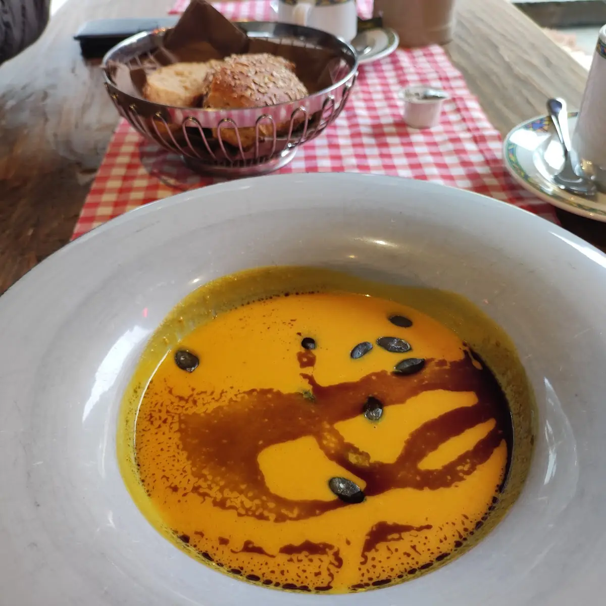 Kürbiscreme Suppe