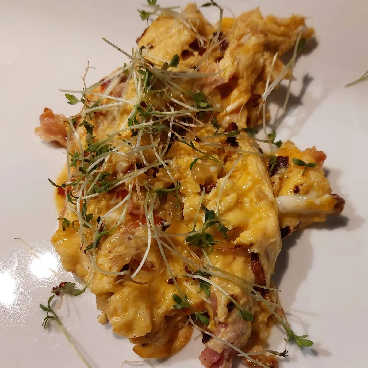 Rührei Mit Schinken Paprika
