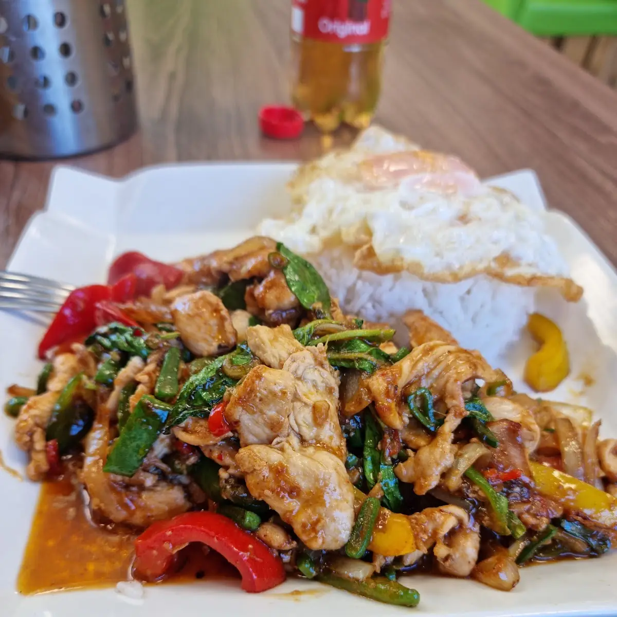 Pad Krapao Gai Kai Dao