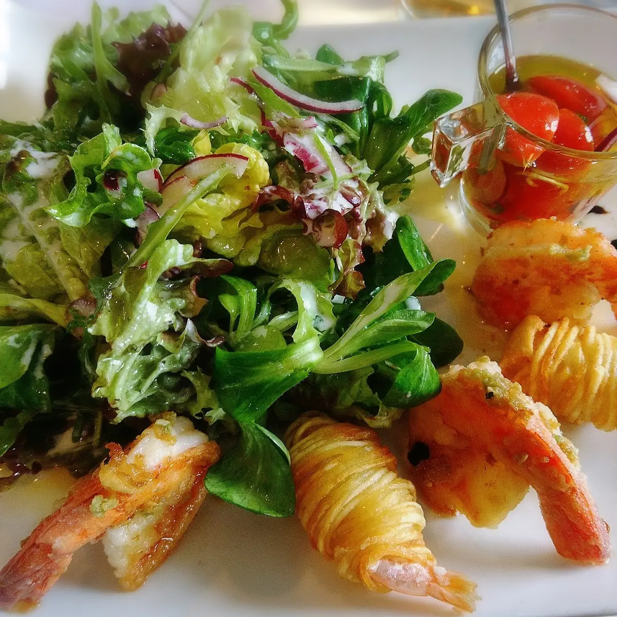 Salat Mit Garnelen
