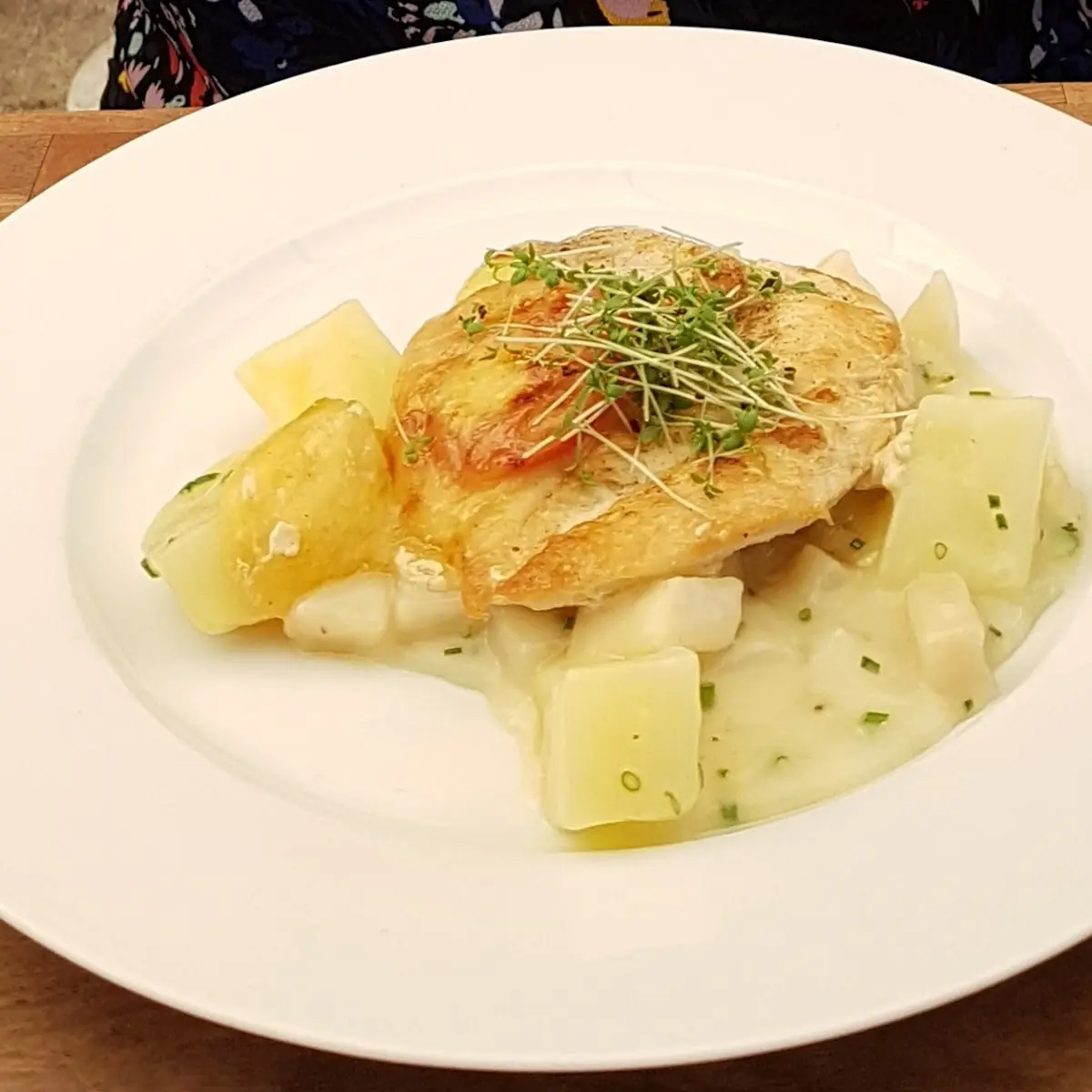 Hühnerbrust Mit Kohlrabisouce