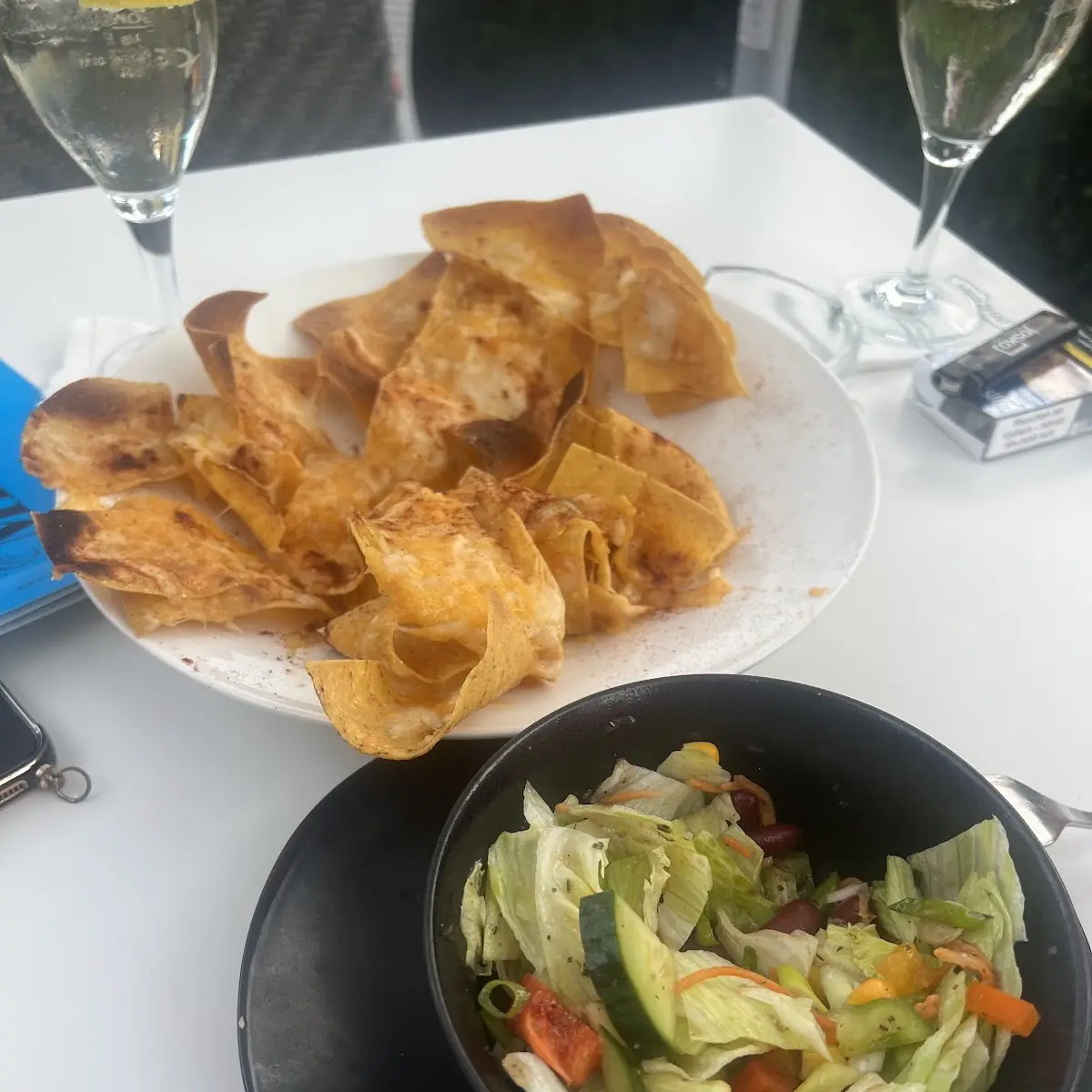 Nachos Überbacken