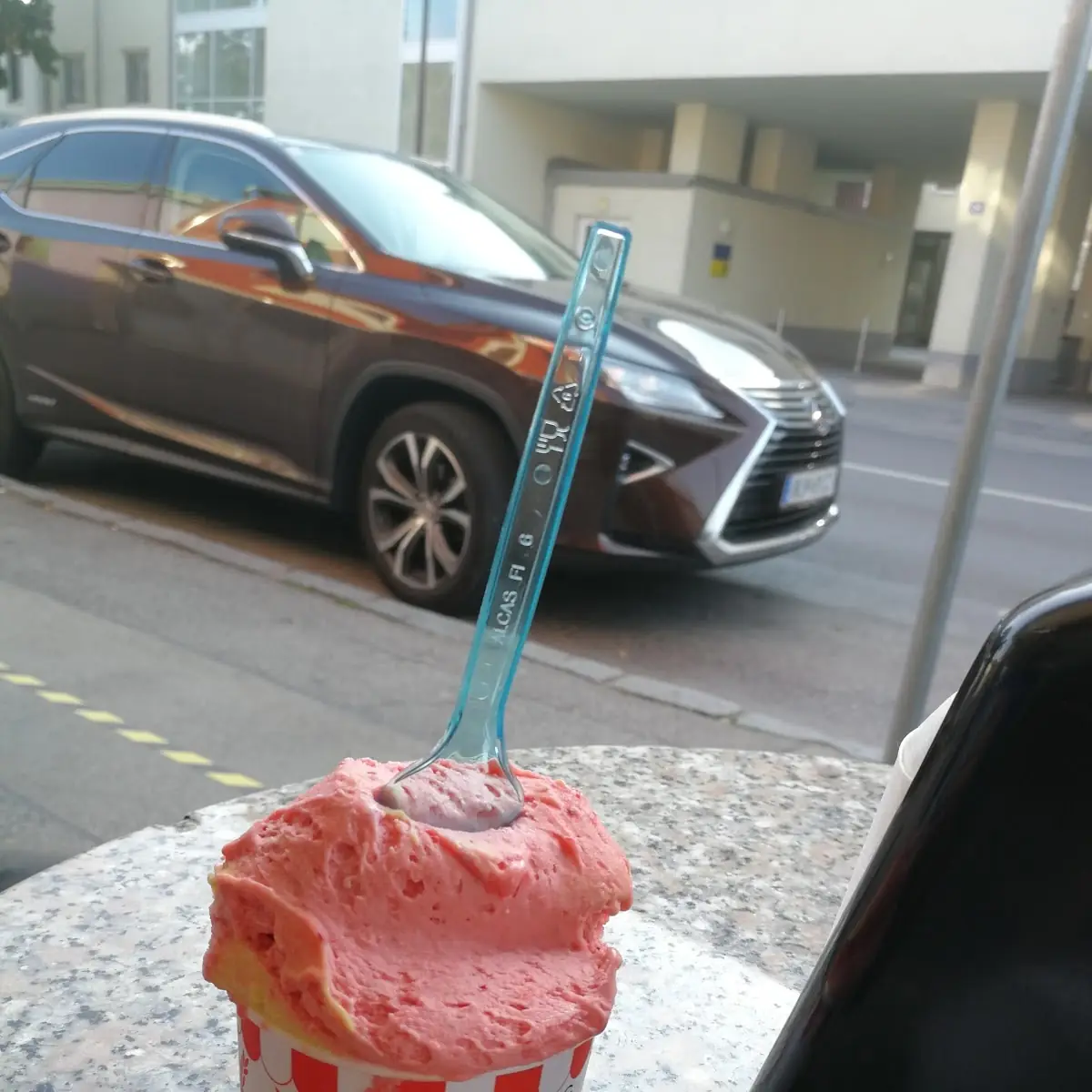 Himbeer Eiscreme