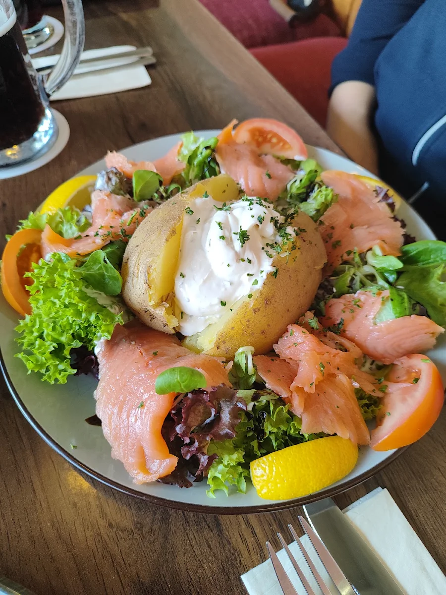 Ofenkartoffel Mit Lachs