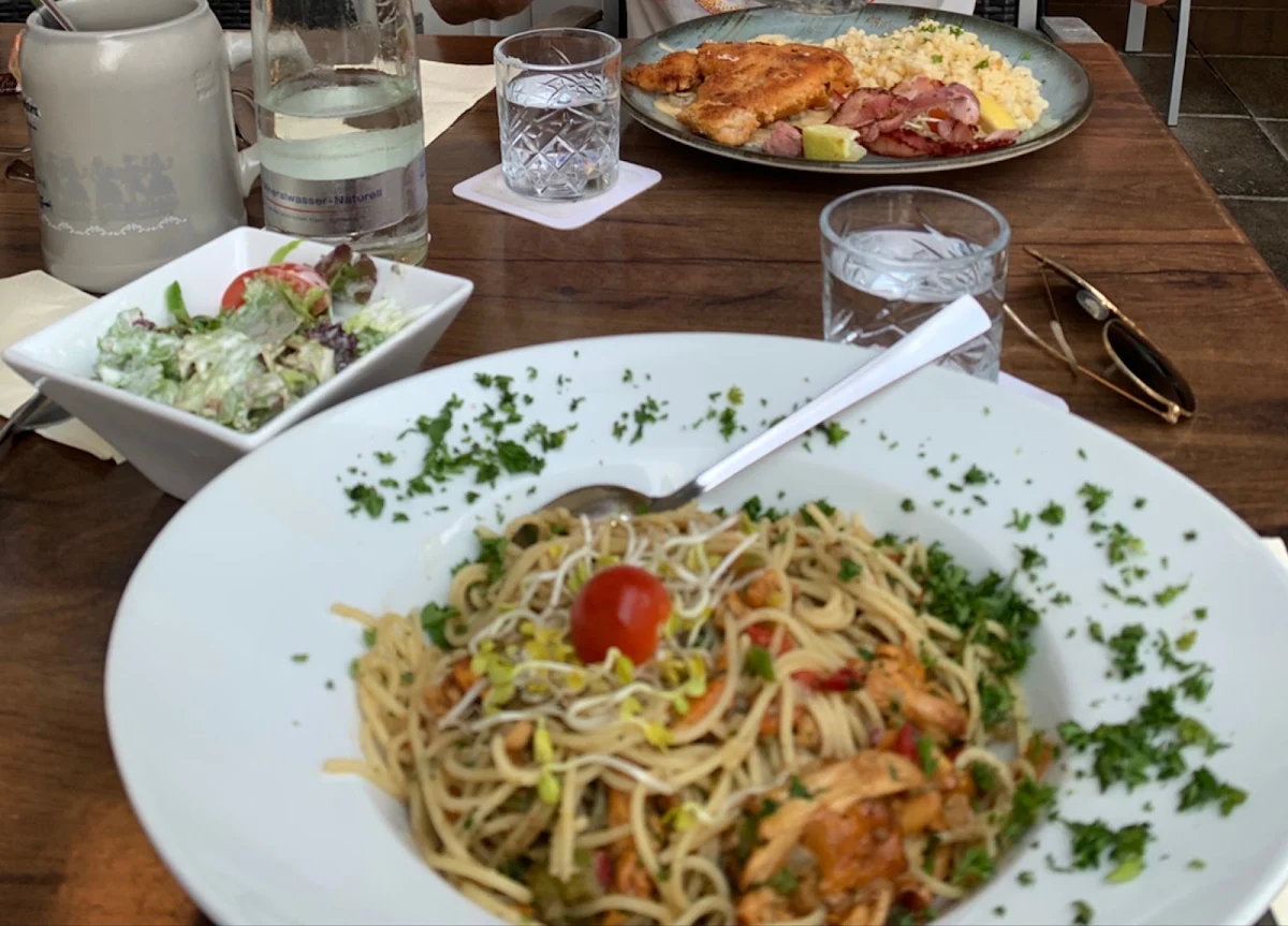 Spaghetti Mit Frischen Pfifferlingen