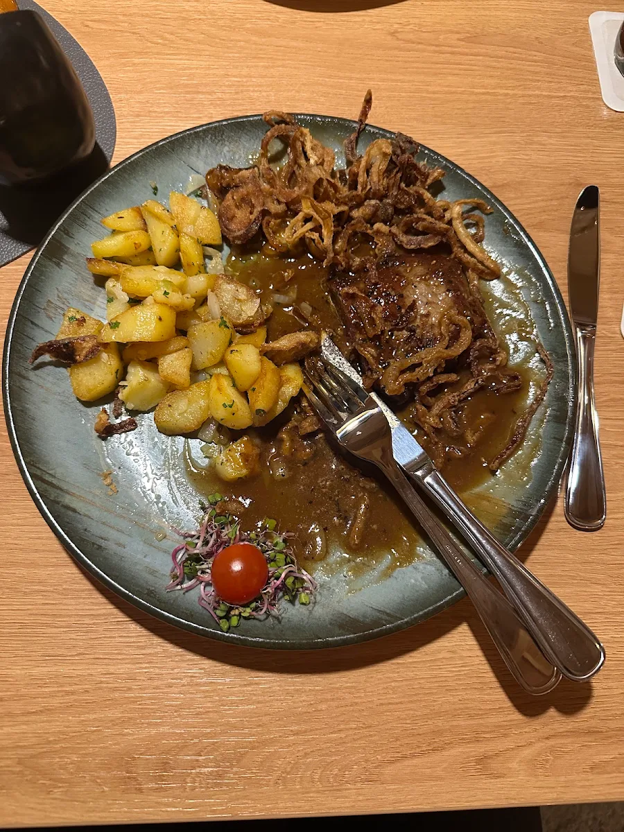 Zwiebelrostbraten