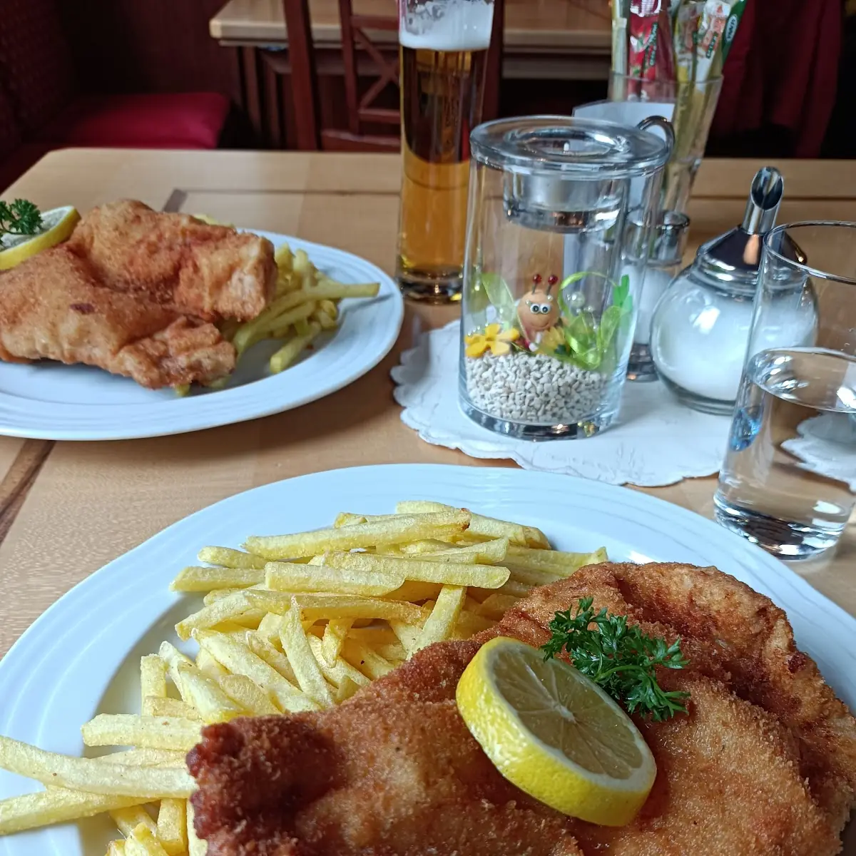 Schnitzel Et Pommes Frites